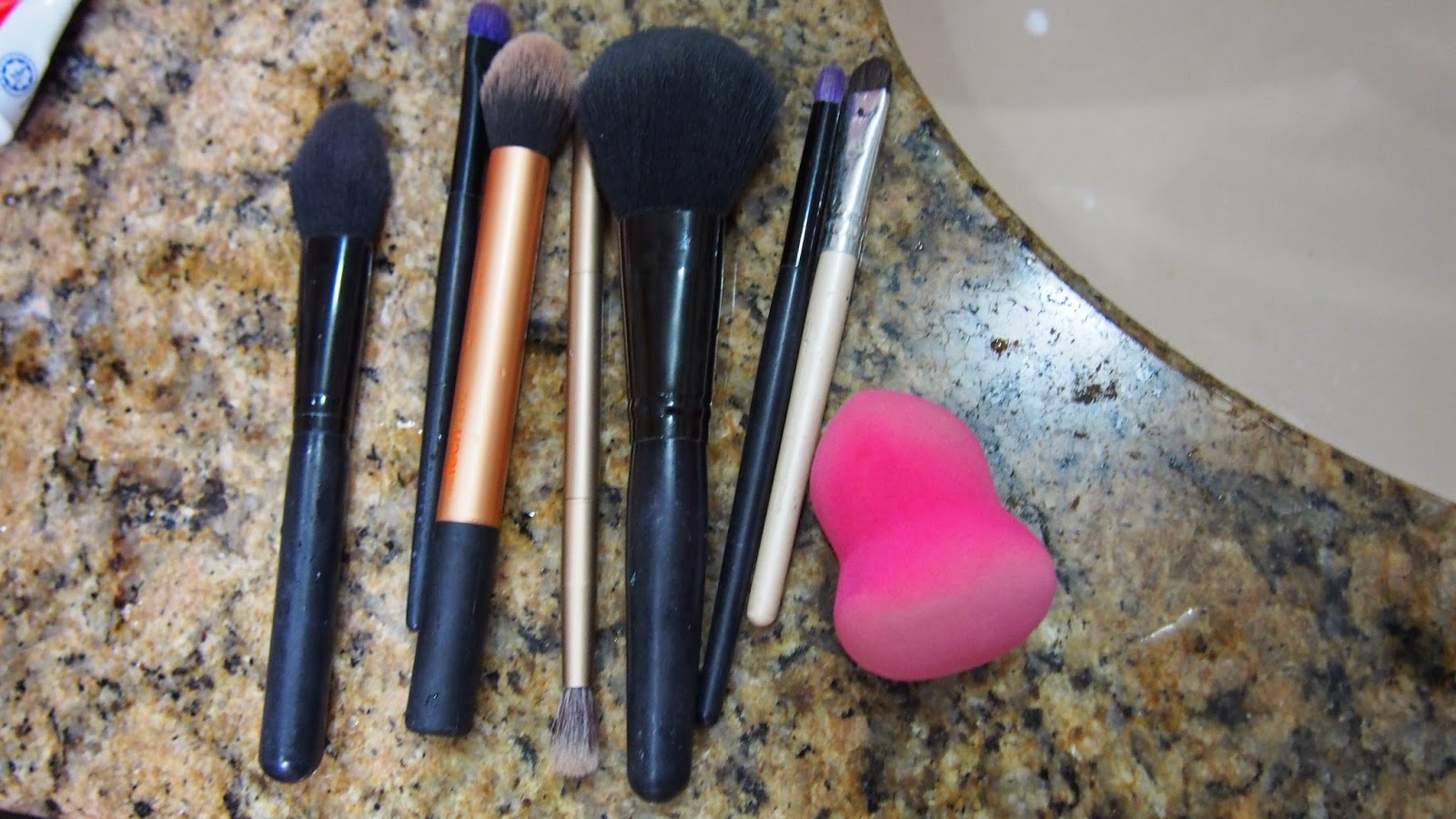 How I clean my brushes + solid brush/sponge cleanser by Beauty Blender