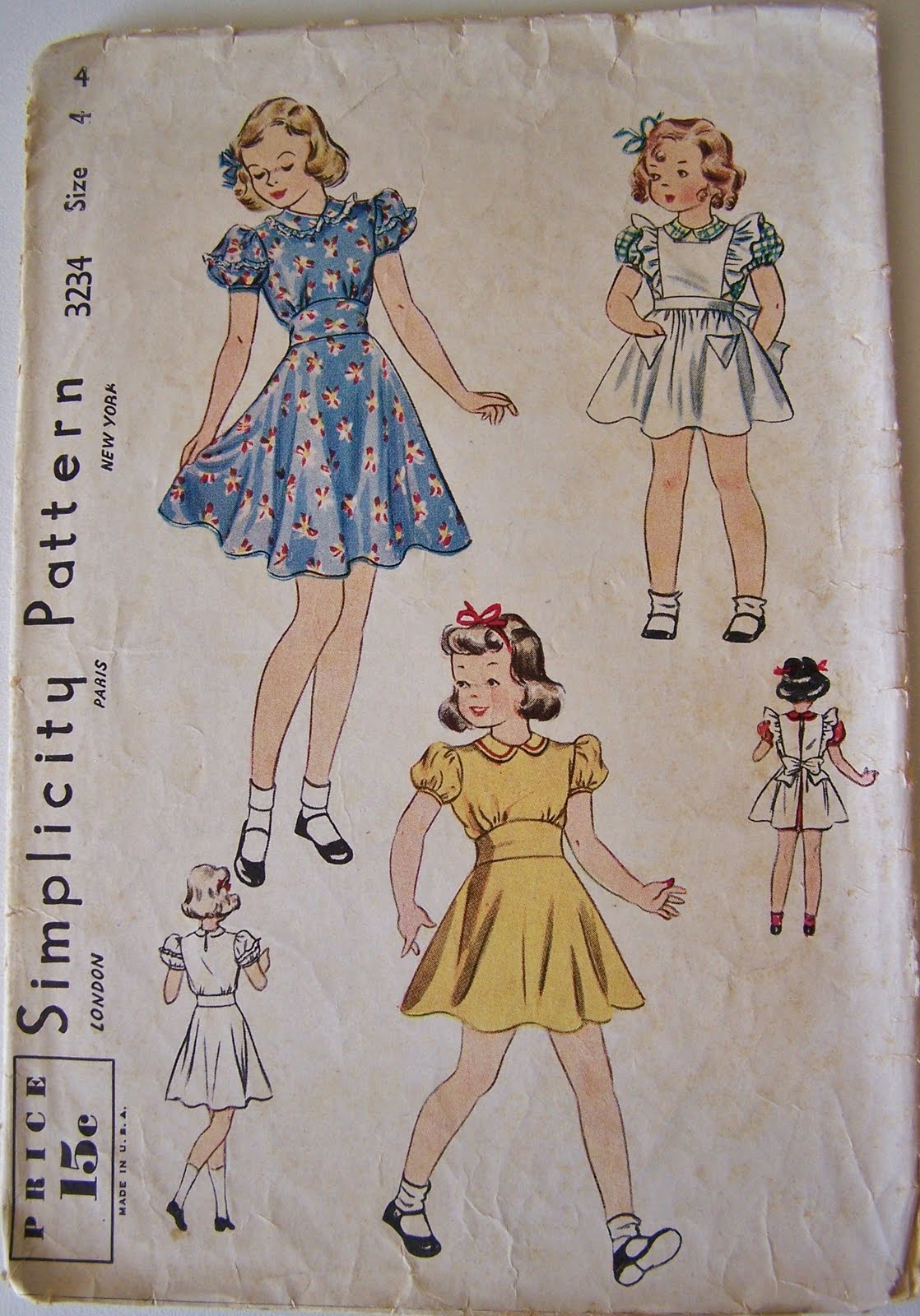 1930s Style Girls Dress Patterns