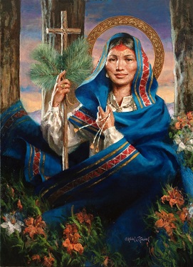 Santa CATALINA (KATERI) TEKAKWITHA (1656-1680) Fiesta 17 de Abril