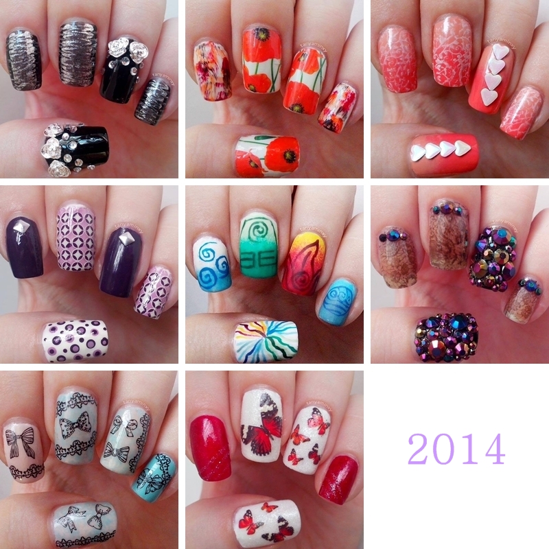 Tanya Minxy Nails Goodbye 2014 Welcome 2015 Nail Art Nail Design Manicure