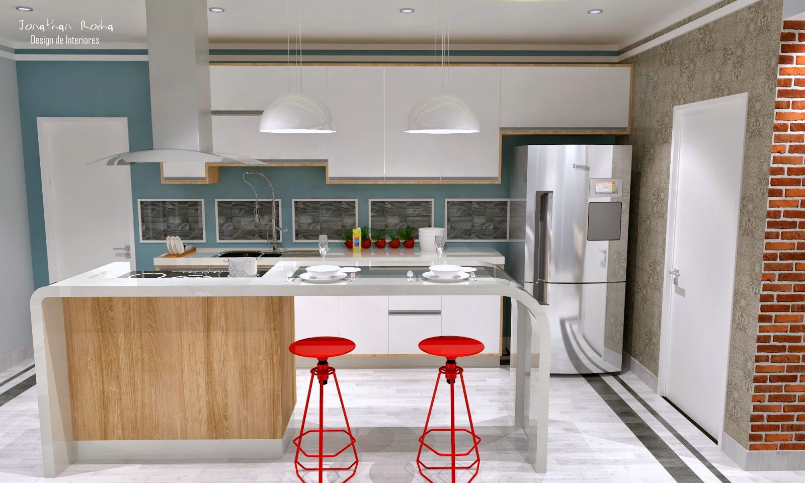 Jonathan Rocha Design De Interiores Cozinha Americana Com Sala De Jonathan Rocha Design De Interiores Cozinha Americana Com Sala De