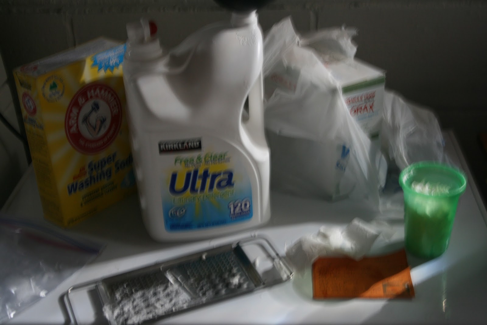 homemade laundry detergent, hand soap, and other various thoughts