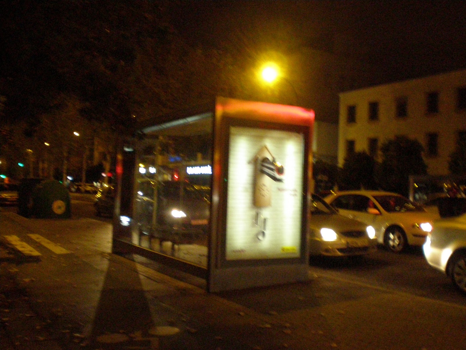 Bus Stop Night