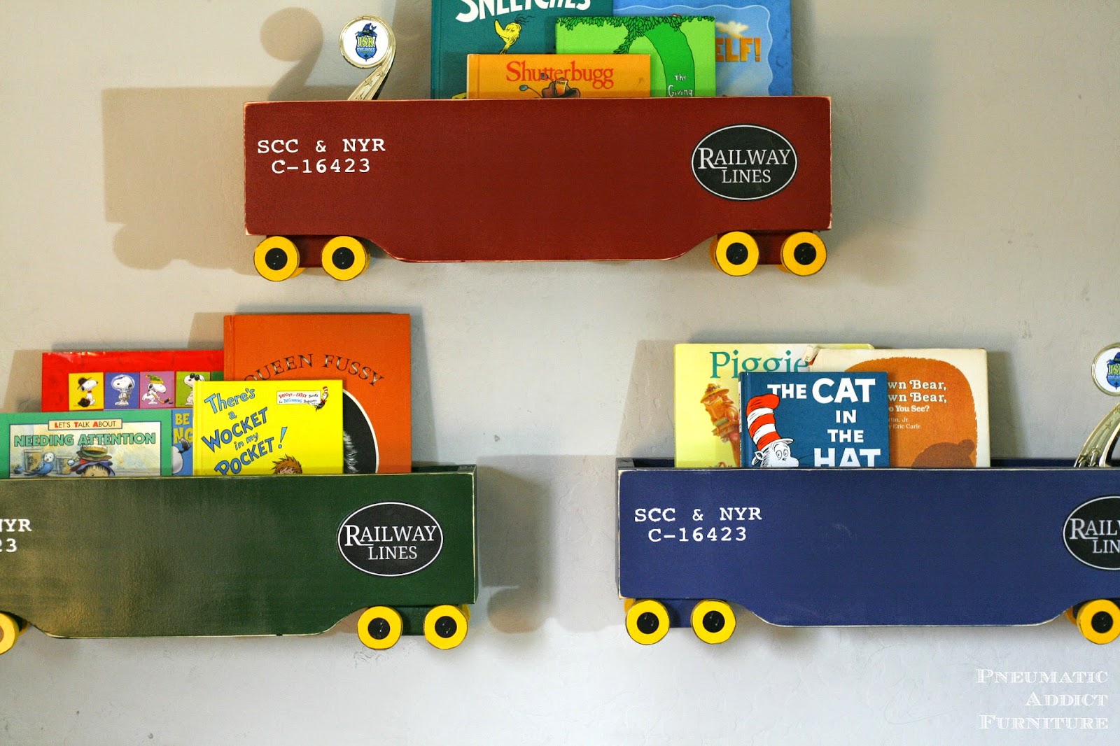 Box Train Bookshelf Knockoff Pneumatic Addict