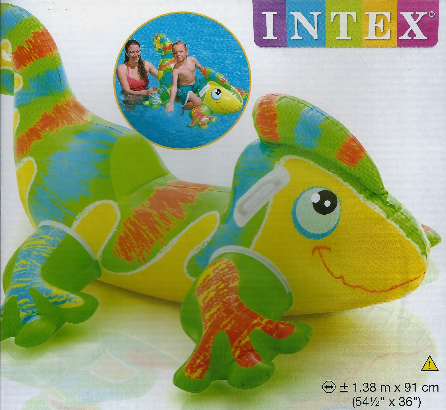 Intex Smiling Gecko Animal Rideon (AA01) BTC Pool Float Store