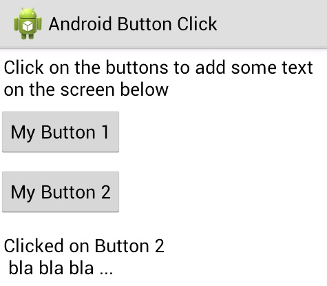 Android Button Example