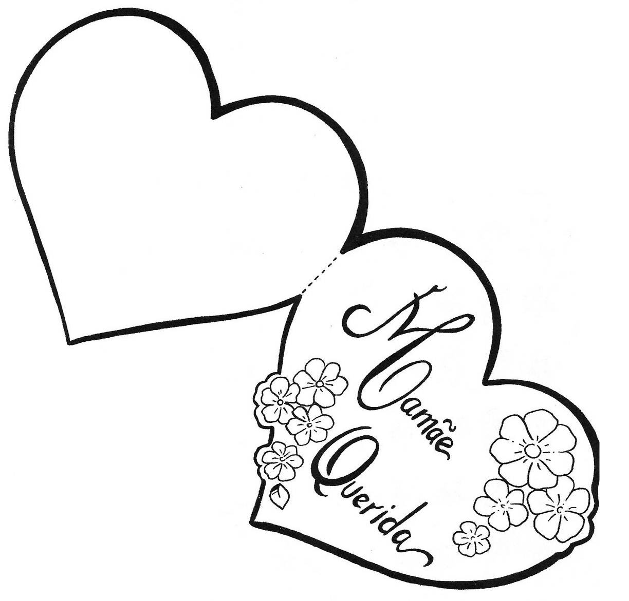 22 Cartoes De Coracao Para O Dia Das Maes Cantinho Do Educador Infantil