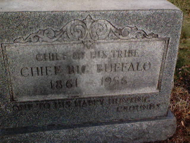 More on Chief Big Buffalo ~