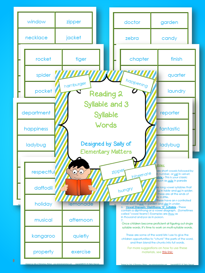Throwback Thursday 6 Types of Syllables Elementary Matters Bloglovin’