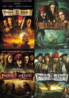 Quadrilogia Piratas do Caribe HD - Dublada