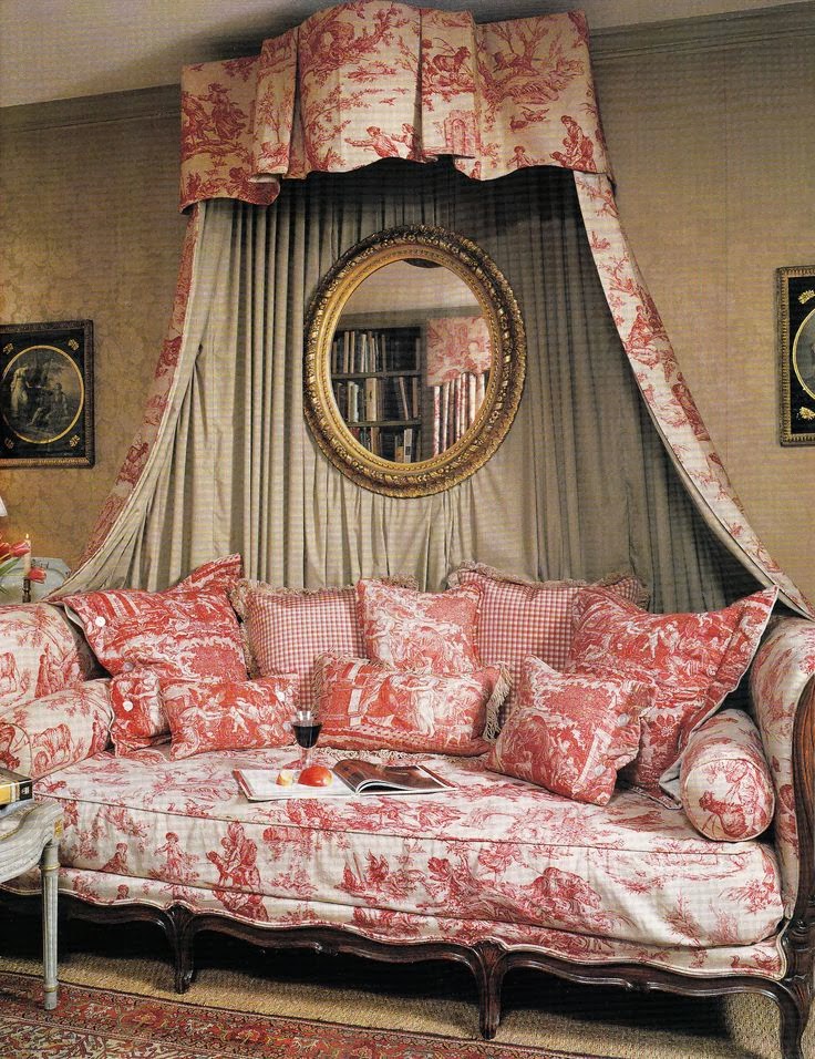 Eye For Design Decorating With Red Toile