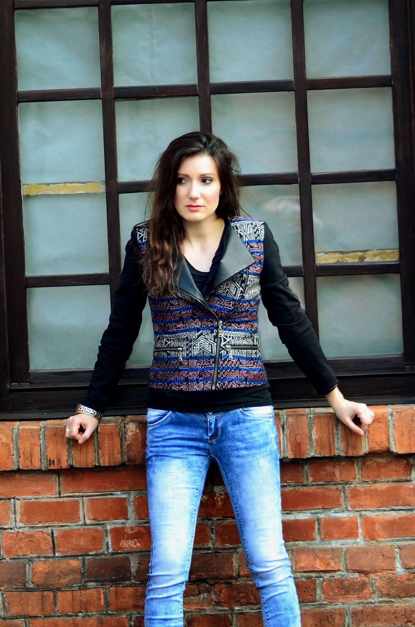 Marynarka + etno print + Kraków