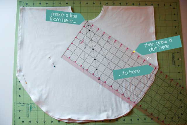 DIY camiseta facil Circle Knit Shirt Tutorial