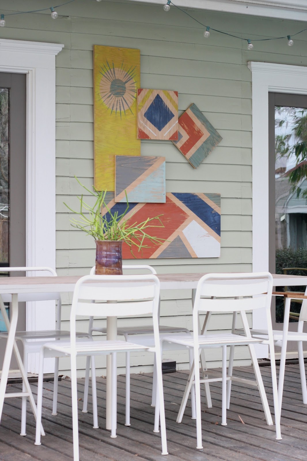 Christie Chase 580...scrap plywood outdoor art