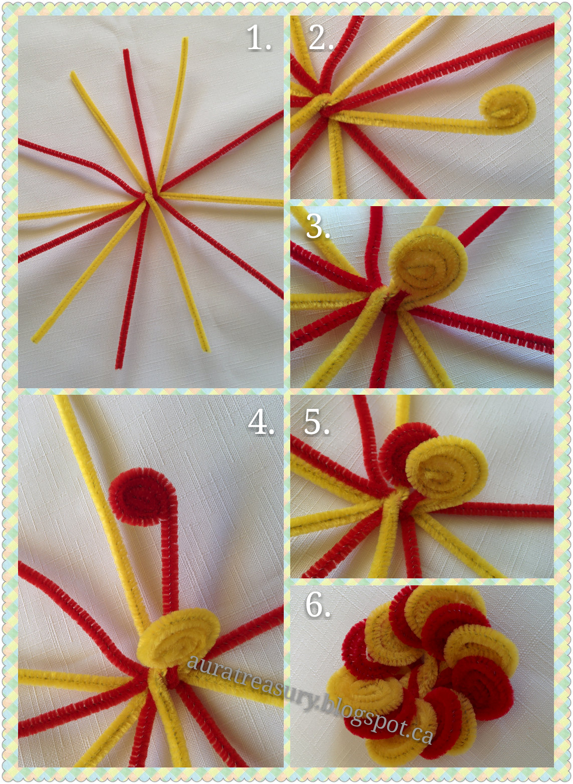 AuRa Treasury DIY Valentine's Origami Flowers