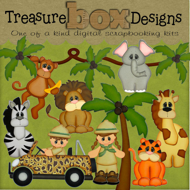 ArtandScraps Treasure Box Designs new digital kits