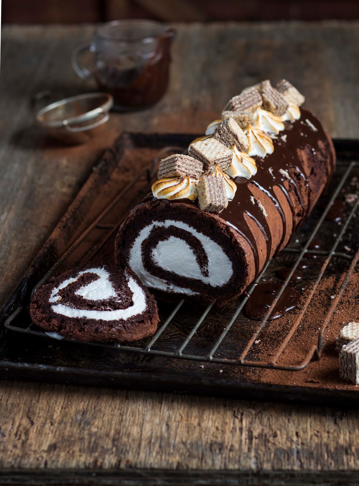 The Kate Tin Chocolate Marshmallow Log