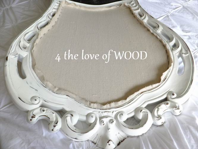 4 the love of wood HOW TO UPHOLSTER AN OPEN CHAIR BACK step one