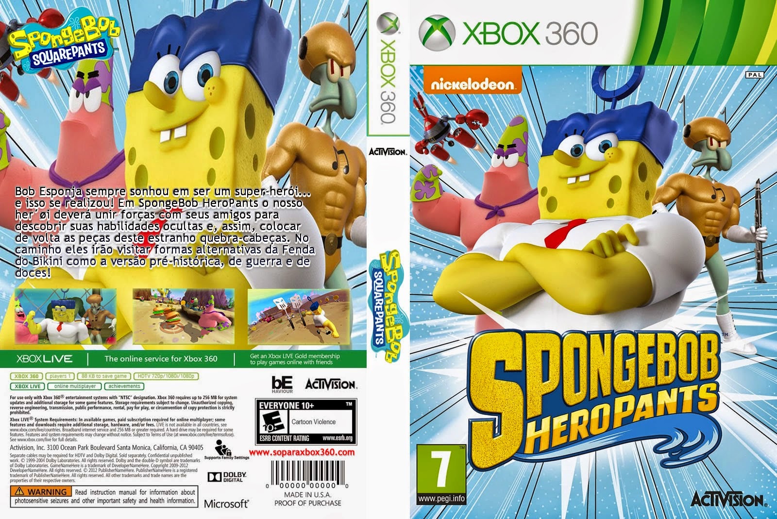 SpongeBob HeroPants (2015) Xbox 360 Giga In Games