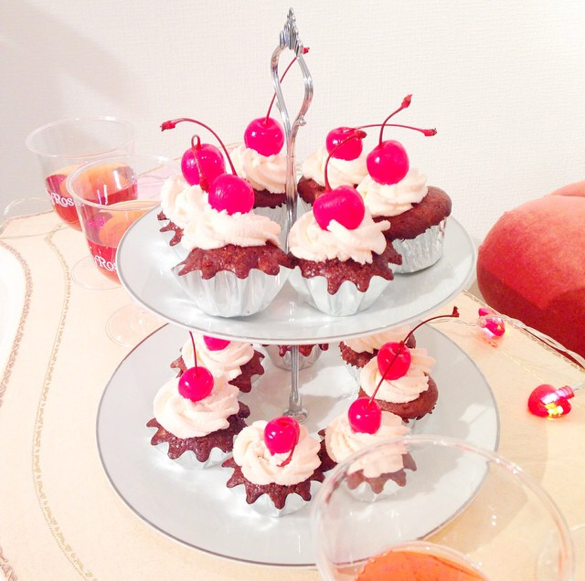 Girly Rose Cupcakes