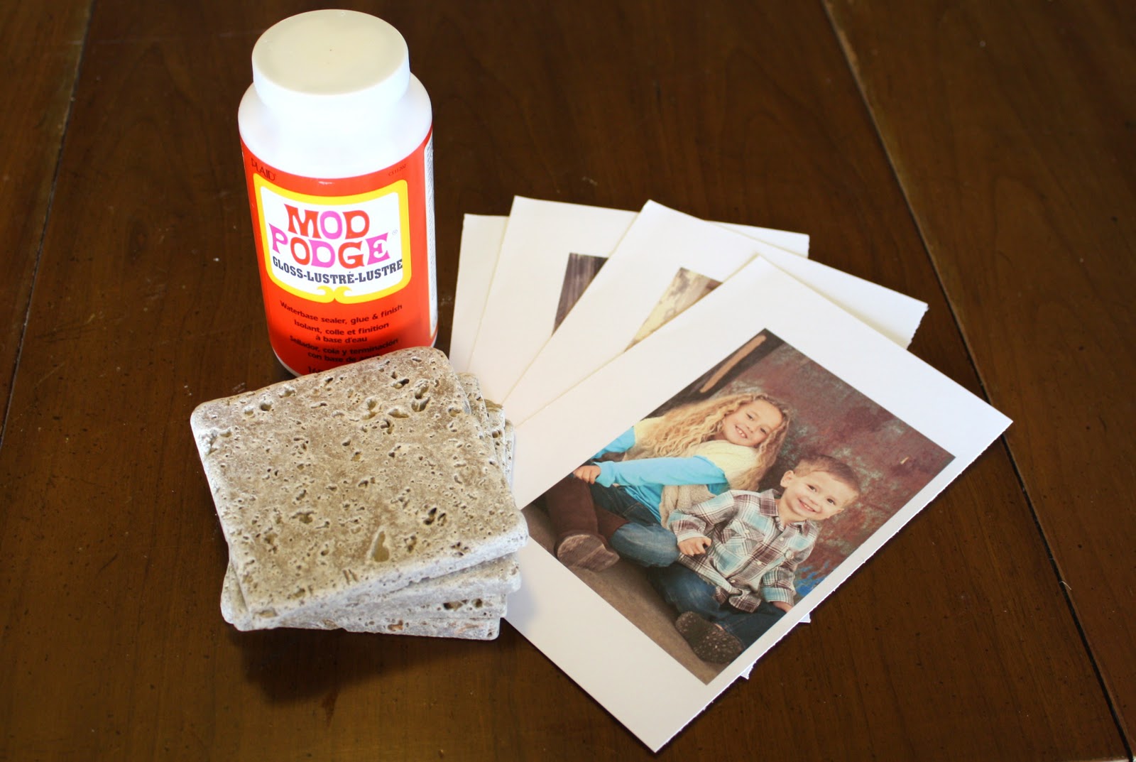 DIY Photo Tile Coasters – A Diamond in the Stuff