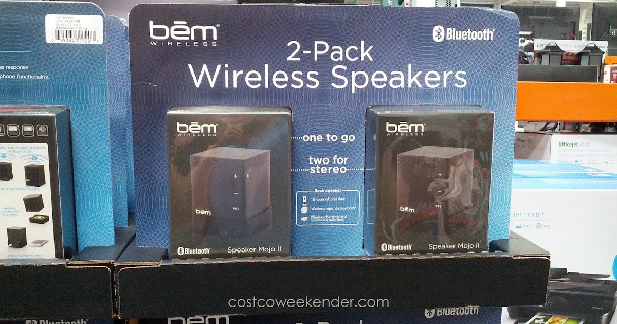 Bem Wireless Mojo II Bluetooth Speakers Costco Weekender