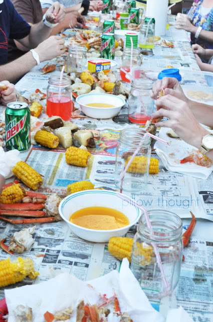 Kara's Party Ideas Crab Boil Party | Kara's Party Ideas