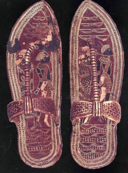 Sandálias do Faraó Tutancâmon