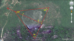 Геометрические параметры треугольной вершины скалы Пидурангала, размеры, углы, запретная альтернативная история 