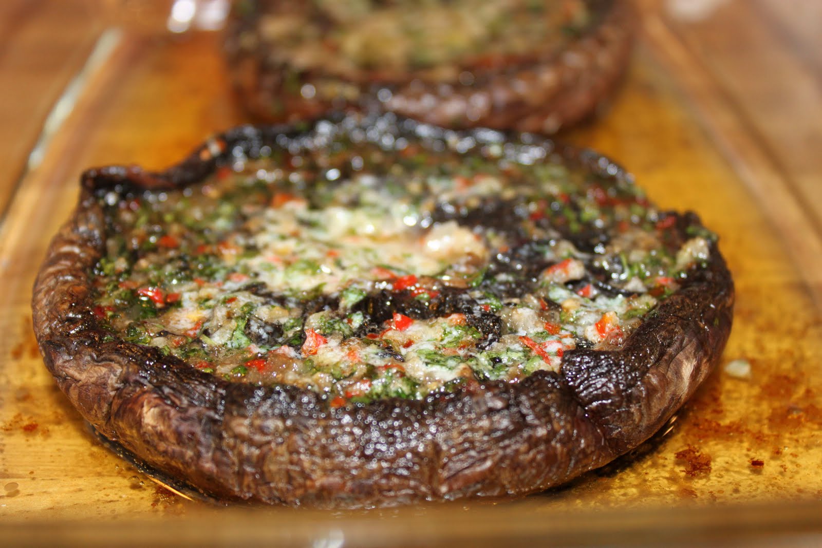 LCHF från mitt kök Ugnsbakad Portabello