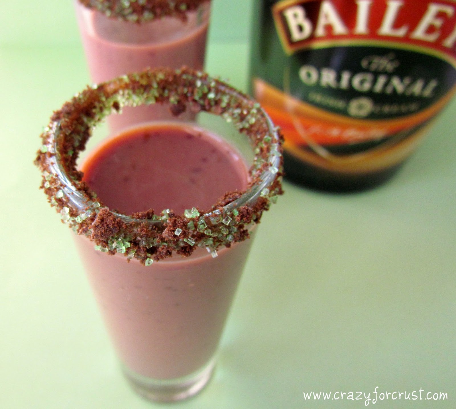 Baileys Pudding Shots Crazy for Crust