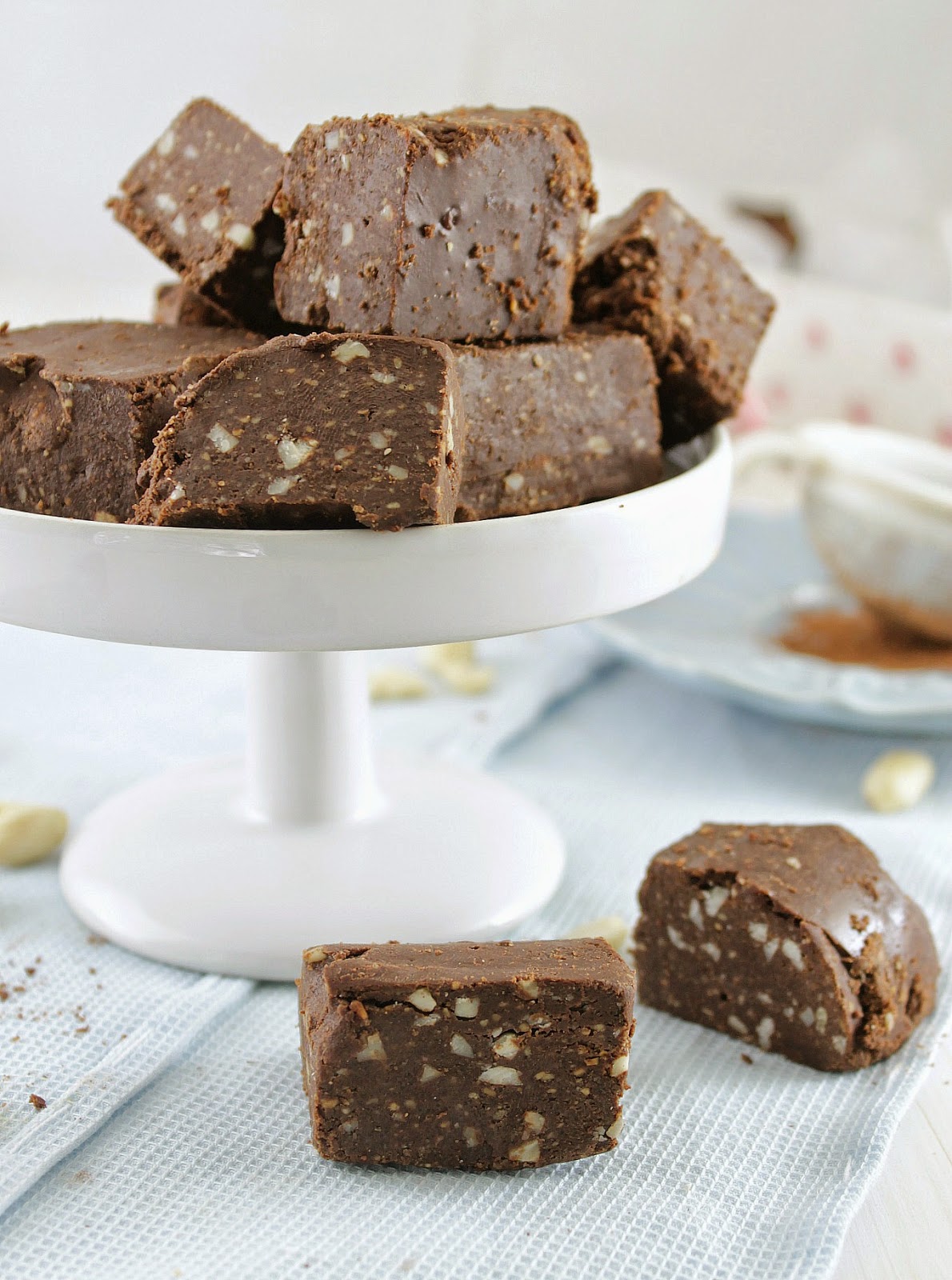 Nem acredito que é saudável! Fudge de chocolate e amendoim (sem glúten