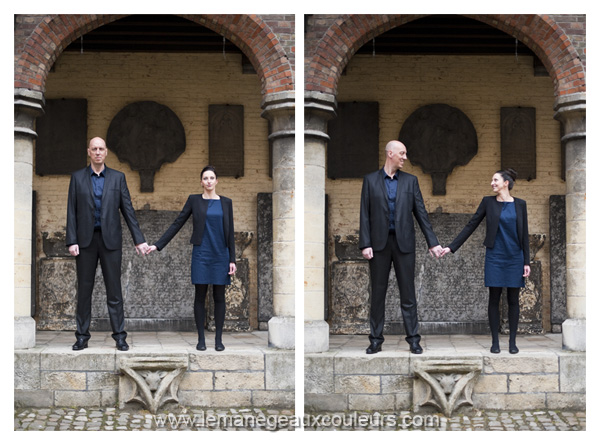 séance engagement à bruges - A&D - photos de couple