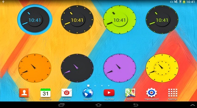Download Wow KitKat Clock Widgets Apk Free