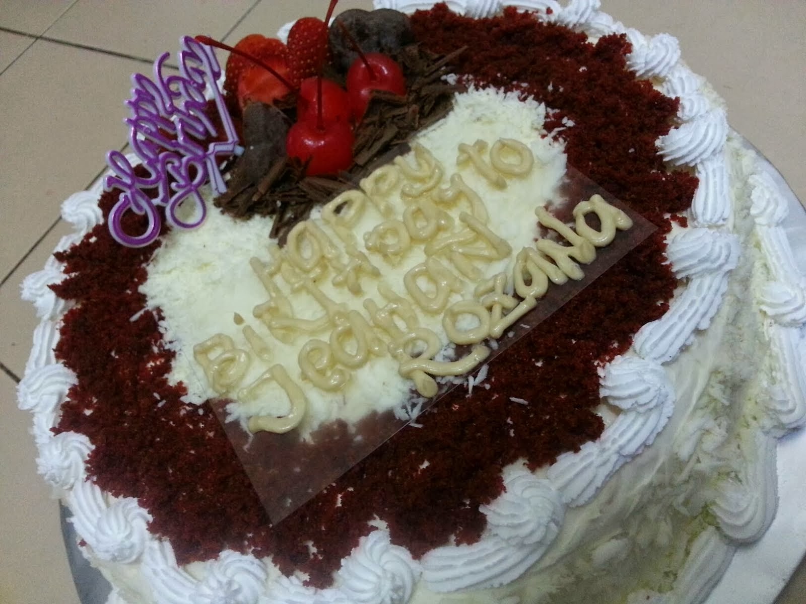 Red Velvet Cake n deko
