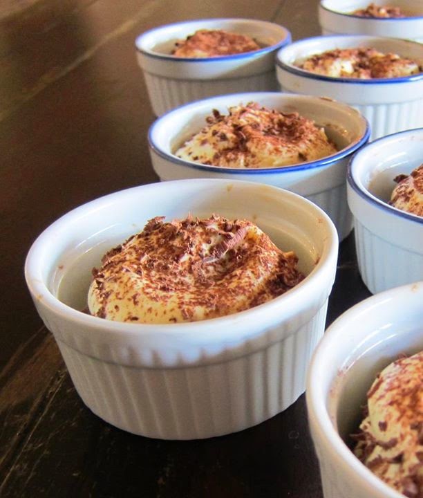 Kitchening with Francesca Tiramisu' in a ramekin