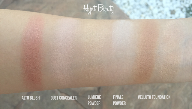 Photo of Hynt Beauty Discovery Kit and Blush Swatches.