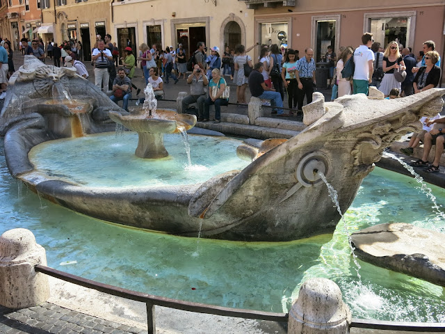 Fontana della Barcaccia Spanska trappan rom