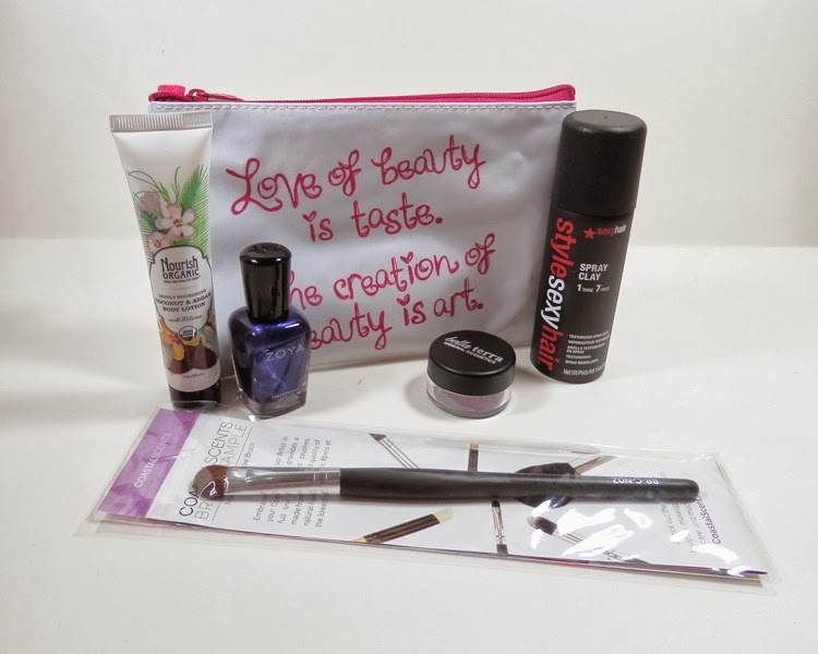 October 2013 Ipsy Glam Bag themakeupnut
