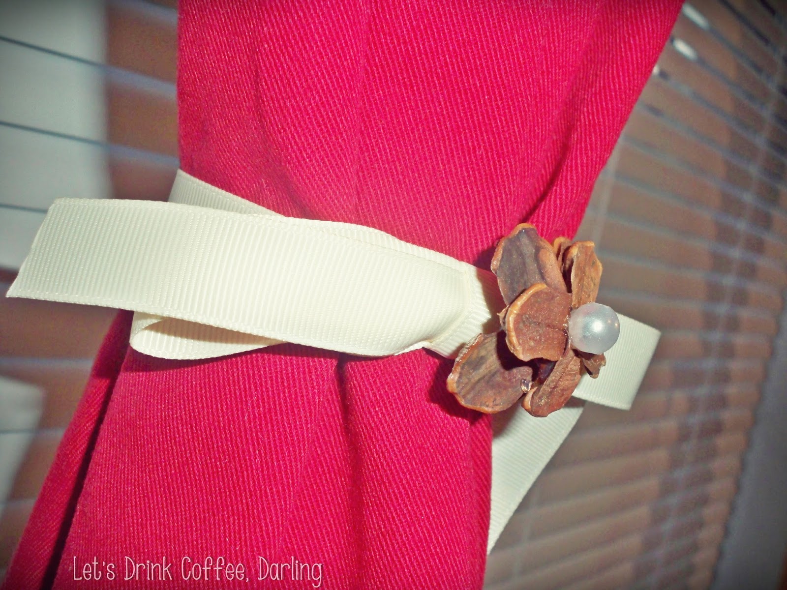 Let's Drink Coffee, Darling Easy Curtain Tiebacks