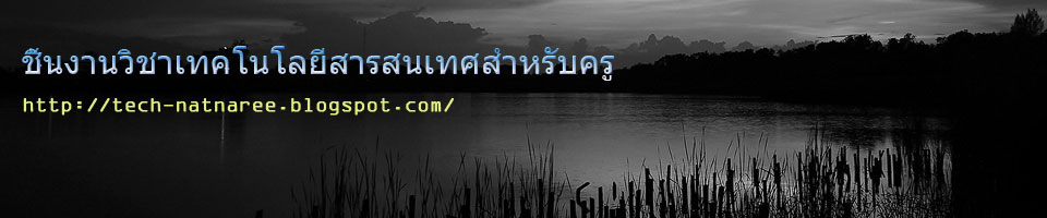 ชิ้นงานวิชาเทคโนโลยีสารสนเทศสำหรับครู