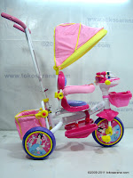3 GoldBaby Pororo Winch Baby Tricycle in Pink
