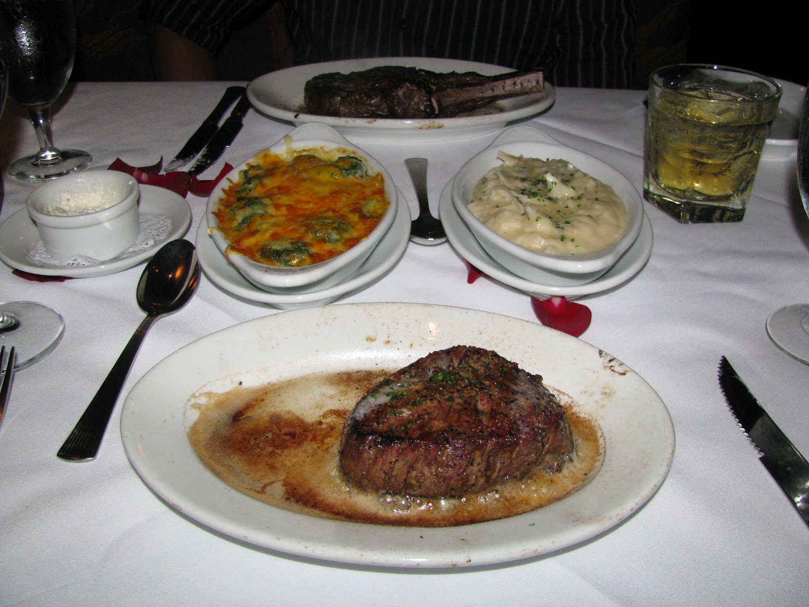 Corrie Food TwoYear Anniversary Ruth's Chris Steak House Fresno, CA