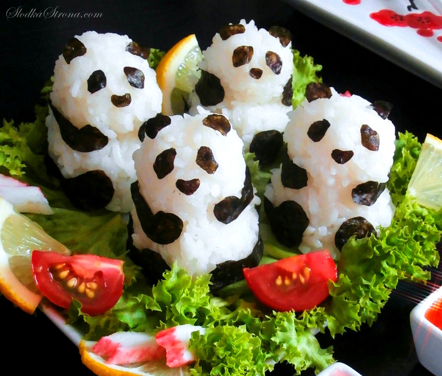 Sushi Panda - Przepis - Słodka Strona