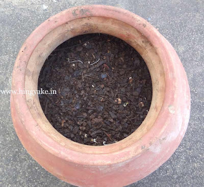 composting in clay pots