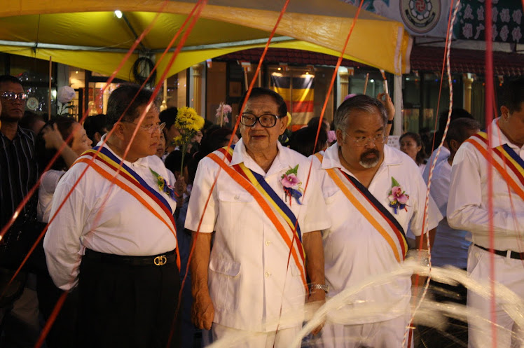 The Vips at the launching of the Wesak procession