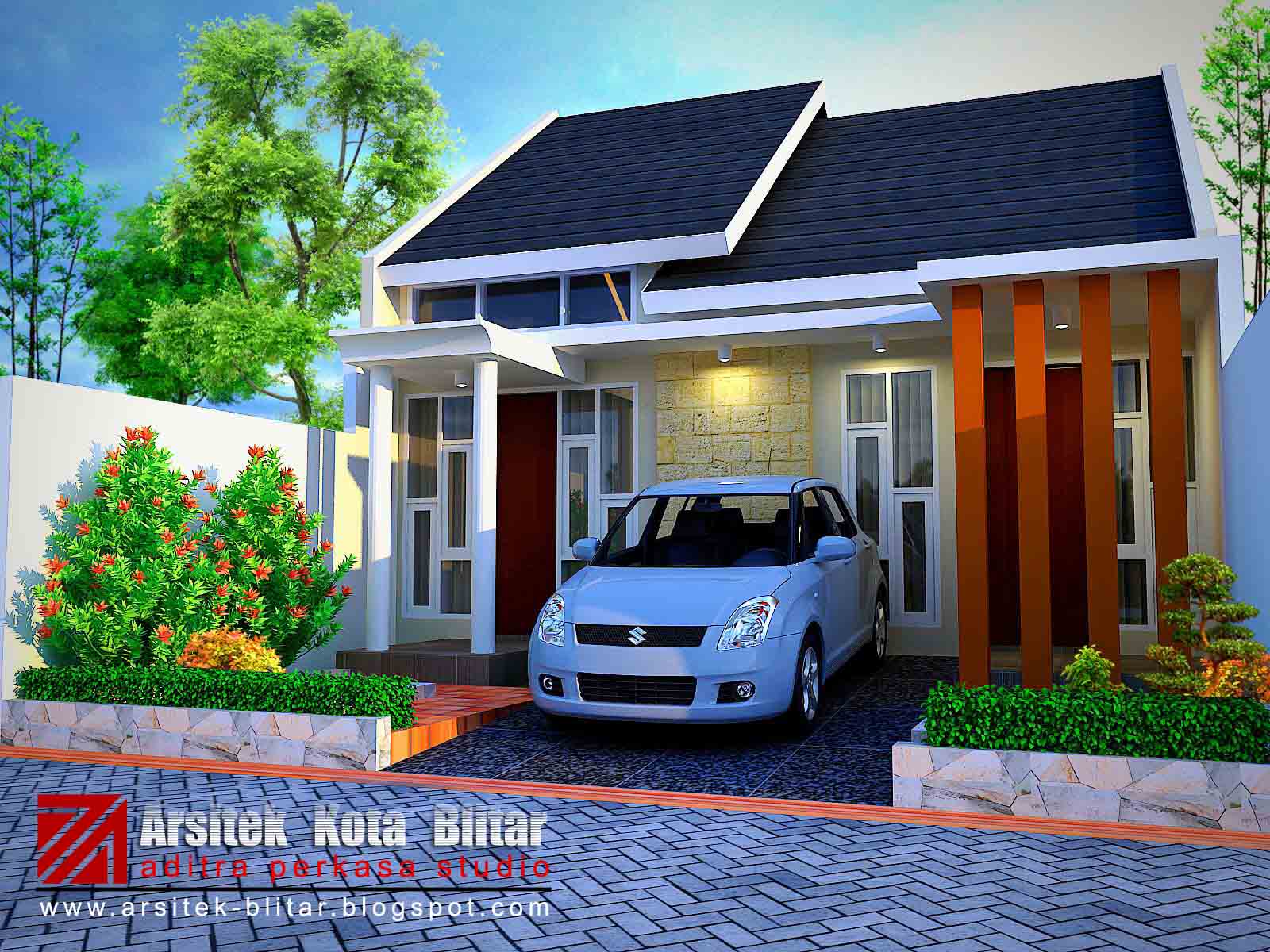 Arsitek Blitar Rumah Pada Tanah Kavling Uk8x15 M Arsitek Blitar Rumah Pada Tanah Kavling Uk8x15 M