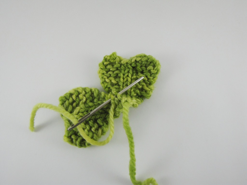 Shamrock / Clover Knitting Pattern for St Patrick's Day Natural Suburbia