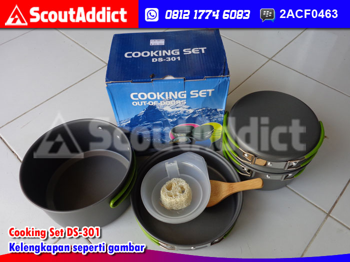 nesting cooking set ds 301 kedai atribut perlengkapan nesting cooking set ds 301 kedai atribut perlengkapan
