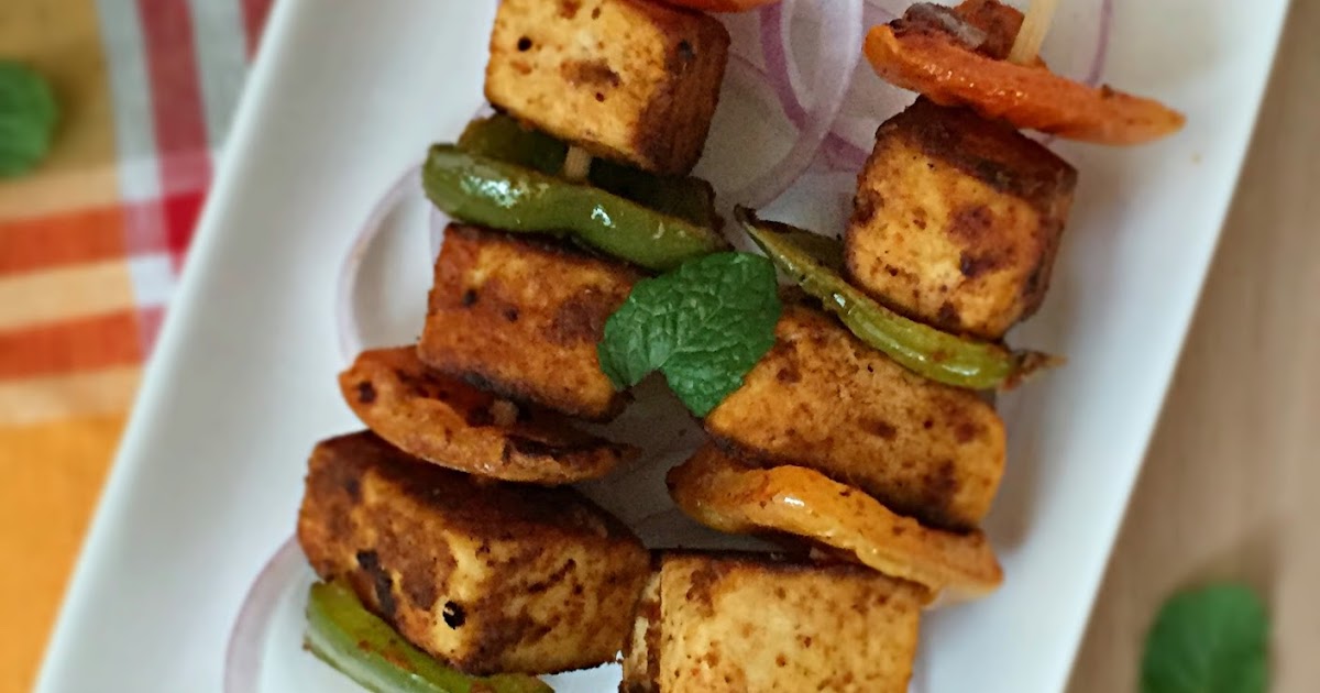 MASTERCHEFMOM TOFU KEBABS Easy Party Starter How to make TOFU KEBABS Stepwise Pictures